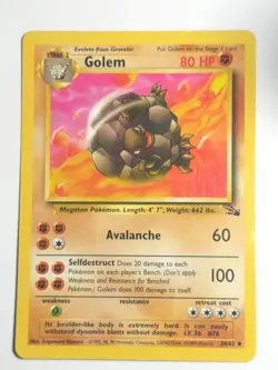 Golem 36/62 Uncommon Fossil Pokemon - Image 1