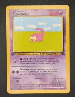 Slowpoke - 1st Edition - 55/62 Fossil - LP - Pokemon TCG - Image 3