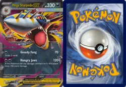 Mega Sharpedo ex 061/094 Double Rare Phantasmal Flames Pokemon NM - Image 3