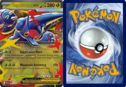 Mega Heracross ex 004/094 Double Rare Phantasmal Flames Pokemon NM - Image 3