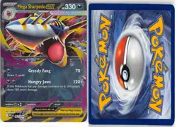Mega Sharpedo ex 061/094 Double Rare Phantasmal Flames Pokemon NM - Image 3