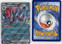 N's Zoroark ex 098/159 Double Rare Journey Together Pokemon NM - Image 3