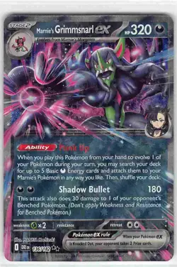 Marnie's Grimmsnarl ex 136/182 Double Rare Destined Rivals Pokemon NM - Image 1