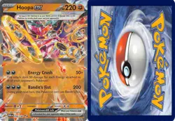 Hoopa ex 098/182 Double Rare Paradox Rift Pokemon Reverse Holo NM - Image 3