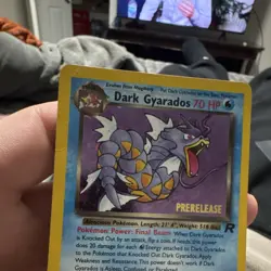 POKEMON TCG WOTC PROMO DARK GYARADOS #8/82 HOLO PRERELEASE 2000 70HP STAGE 1 - Image 3
