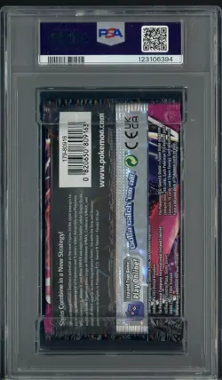 2021 Pokemon Int'l SWSH Fusion Strike Foil Pack Booster Gengar PSA 9 MINT - Image 2