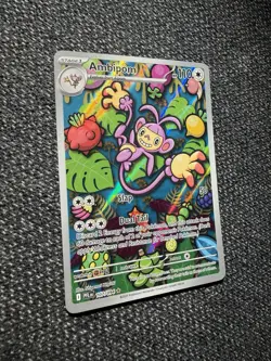 Ambipom 107/094 Me02: Phantasmal Flames Holo Pokemon TCG NM/MINT - Image 3