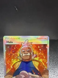 Pokemon TCG Hala 143/145 Full Art SM Guardians Rising Holo NM Near Mint - Image 3