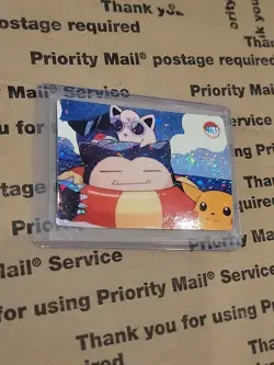 1999 Vintage Pocket Monsters Vending Prism - Snorlax Float #463 -Bubble Mew Back - Image 2