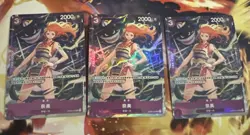 3 X One Piece Chinese Nami Gengar OP09-070 Promo Premium Best Selection Vol.4 - Image 1