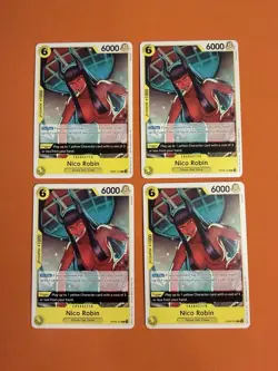 Nico Robin OP09-107 - x4 play set - Learn Together Reprint - One Piece TCG - Image 1