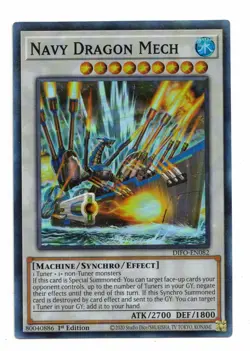 Yu-Gi-Oh Card: Navy Dragon Mech DIFO-EN082 Ultra Rare 1st Edition! NM - Image 1