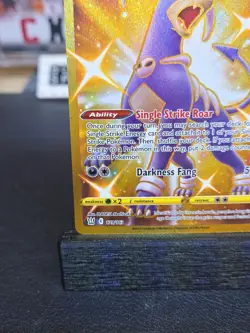 Houndoom Single Strike Gold Secret Rare 179/163 Battle Styles Pokemon Card NM - Image 5