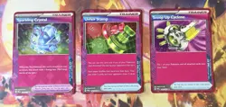 Pokemon ACE Spec 3 Cards - Sparkling Crystal, Unfair Stamp, & Scoop Up Cyclone - Image 1