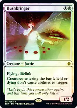 Hushbringer FOIL Throne of Eldraine NM White Rare MAGIC GATHERING CARD ABUGames - Image 1