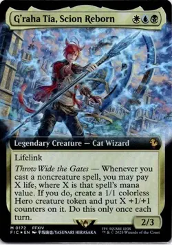 G'raha Tia, Scion Reborn (Extended Art) Commander Final Fantasy 172 Regular - Image 1