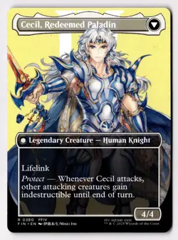 Cecil, Dark Knight (Borderless) 380 FINAL FANTASY NM - Image 2