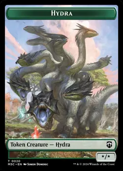 Hydra / Board 0020 - 0017 Hydra Broodmaster Double Sided Token MH3 MTG NM - Image 1