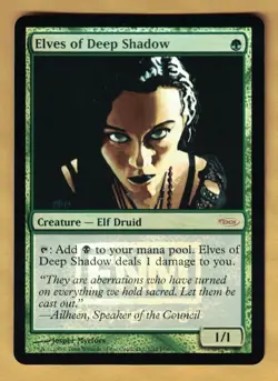 FNM Promo Foil - Elves of Deep Shadow (Promotional, 2006) NM MTG - Image 1
