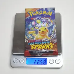 VERY HEAVY - 22.58g - Pokemon Surging Sparks Booster Pack - FACTORY SEALED - Image 1