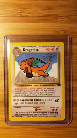 Pokemon TCG Dragonite Wizards Black Star Promos 5 Regular - Image 1