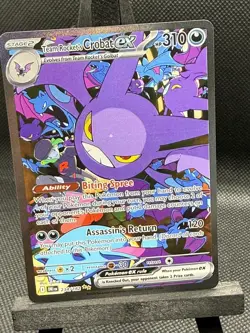 Team Rocket’s Crobat ex #234/182 SIR NM | Destined Rivals - 2025 Pokemon Card - Image 5