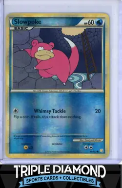 2010 Pokemon HeartGold SoulSilver #81/123 Slowpoke Reverse Holo F647 - Image 1