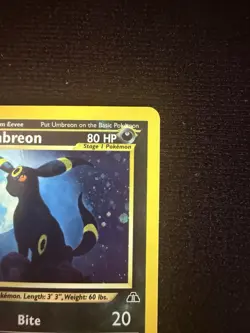 2001 OG Moon Umbreon 13/75 Neo Discovery Holo Rare Pokemon TCG WoTC Vintage - Image 5