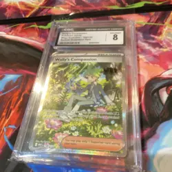 Pokemon Wally's Compassion 186/132 Mega Evolution CGC 8 Holo Special Illustrati. - Image 1