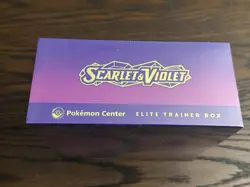Scarlet and Violet Base Set Pokemon Center Exclusive ETB (Miraidon) New - Image 3