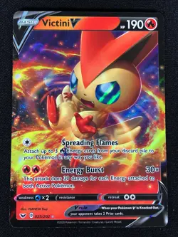 Pokemon Victini V 025/202 Ultra Rare Holo (NM) - Image 1