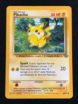 Pokemon Pikachu 60/64 Jungle Common (LP) - Image 1