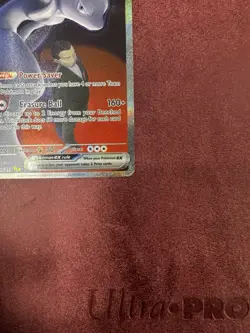 Team Rocket’s Mewtwo ex 281/217 SIR Secret Ascended Heroes Pokemon IN HAND MINT - Image 4