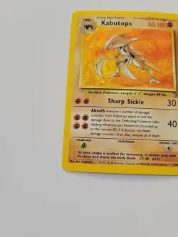 Pokemon TCG Kabutops Holo Rare Fossil No. 9/62 - Image 4