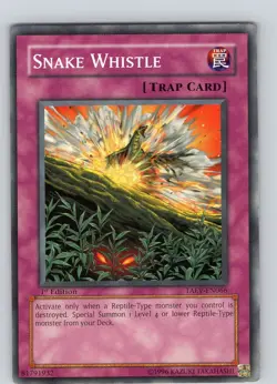 Yu-Gi-Oh TCG Snake Whistle TAEV-EN066 1st Edition Common Card LP-NM - Image 1