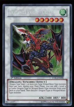 Dragunity Knight - Gae Dearg STBL-EN098 Secret Rare 1st Edition Yu-Gi-Oh - Image 1