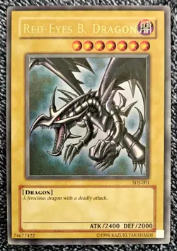 Red-Eyes B. Dragon SDJ-001 Unlimited Lightly Played - Image 4