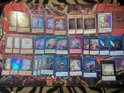 Yu-Gi-Oh! -High Rarity Rikka Sunavalon With Extra Deck + Staples - Image 1