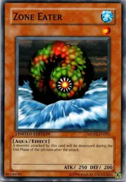 Yu-Gi-Oh Limited Edition Zone Eater MDP2-EN015 See Scan - Image 1