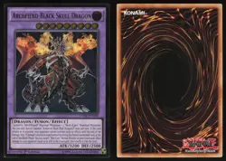 Archfiend Black Skull Dragon CORE-EN048 1st Edition Ultimate Rare Yu-Gi-Oh - Image 3