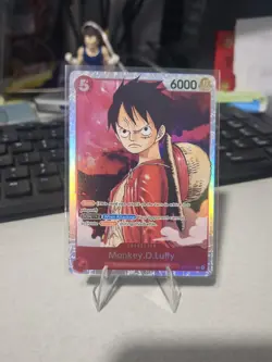 One Piece TCG Monkey D Luffy #ST01-012 Super Rare Starter Deck 1: Straw Hat Crew - Image 1