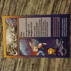 Mew #151 Power Promo Pokemon Card 2019 English TCG Ungraded Free Shipping - Image 2