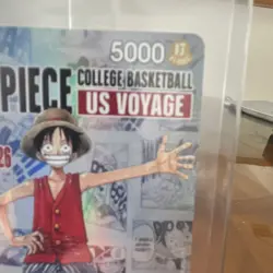 One Piece Monkey.D.Luffy College Basketball US Voyage Promo Card Sealed - Image 3