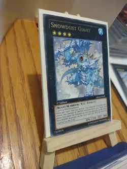 YuGiOh Card Snowdust Giant ABYR-EN049 1st Edition Rare Collectable Trading Game. - Image 2