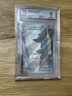 Charmeleon 169/165 Scarlet Violet 2023 IR Pokemon Card TCG BGC 9 Beckett PSA - Image 4