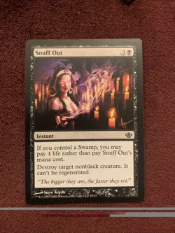 Snuff Out Duel Decks: Garruk Vs. Liliana Regular NM Magic The Gathering MTG Card - Image 1