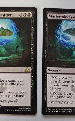 2x Mastermind's Acquisition - Rare - NM - MTG Rivals of Ixalan ⚔ B&B - Image 3