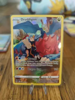 Pokemon TCG Druddigon Swsh12: Silver Tempest Trainer Gallery Tg09/Tg30 Holo... - Image 1