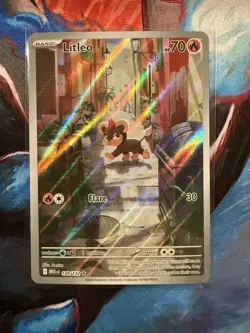 Litleo Mega Evolution Holo Card 139/132 ME01 Pokemon NM Condition - Image 1