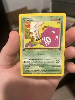 Pokemon TCG GERMAN Koffing #58/82 1st Edition CCG Team Rocket - Image 1